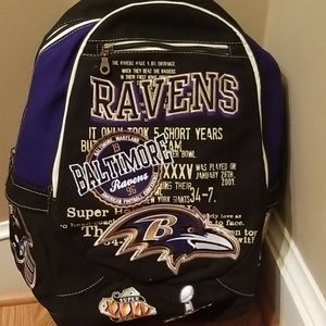 Back pack Baltimore Ravens